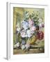 Still Life of Roses, Delphiniums and Tulips-Jacobus Linthorst-Framed Giclee Print