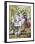 Still Life of Roses, Delphiniums and Tulips-Jacobus Linthorst-Framed Giclee Print