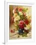 Still Life of Roses in a Vase-Georges Jeannin-Framed Giclee Print