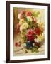 Still Life of Roses in a Vase-Georges Jeannin-Framed Giclee Print