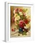 Still Life of Roses in a Vase-Georges Jeannin-Framed Giclee Print