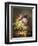 Still Life of Roses, Lilies and Strawberries-Francois Duval-Framed Premium Giclee Print