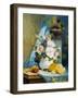 Still Life of Roses with an Orange-Eugene Henri Cauchois-Framed Giclee Print