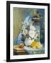 Still Life of Roses with an Orange-Eugene Henri Cauchois-Framed Giclee Print