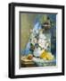 Still Life of Roses with an Orange-Eugene Henri Cauchois-Framed Giclee Print