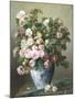 Still Life of Roses-Pierre Gontier-Mounted Giclee Print