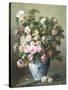 Still Life of Roses-Pierre Gontier-Stretched Canvas