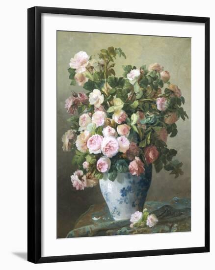 Still Life of Roses-Pierre Gontier-Framed Giclee Print