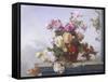 Still Life of Roses-Paul Claude Jance-Framed Stretched Canvas