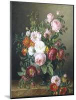 Still Life of Roses-Melanie De Comolera-Mounted Giclee Print