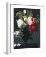 Still Life of Roses-Antoine Berjon-Framed Giclee Print