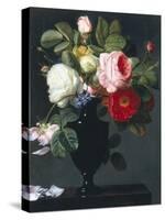 Still Life of Roses-Antoine Berjon-Stretched Canvas