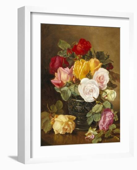 Still Life of Roses-Eloise Harriet Stannard-Framed Giclee Print