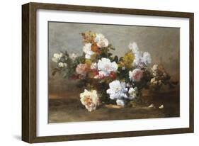 Still Life of Roses-Eugene Petit-Framed Giclee Print