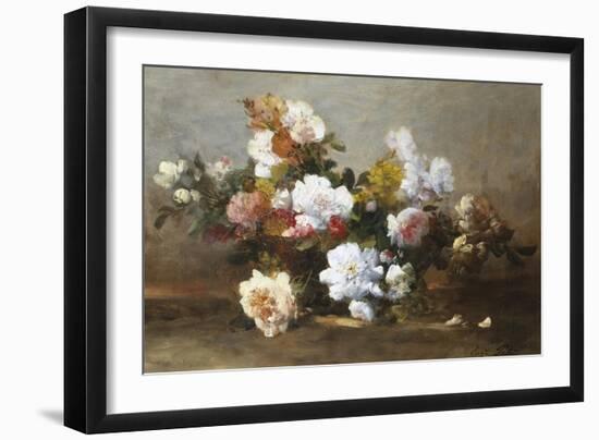 Still Life of Roses-Eugene Petit-Framed Giclee Print