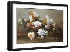 Still Life of Roses-Eugene Petit-Framed Giclee Print