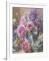 Still Life of Roses-Mary Margetts-Framed Giclee Print