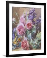 Still Life of Roses-Mary Margetts-Framed Giclee Print