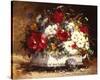 Still Life of Spring Flowers-Eugene Cauchois-Stretched Canvas