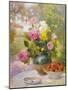 Still Life of Summer Flowers and Fruit-Marie Felix Lucas-Mounted Giclee Print