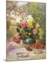 Still Life of Summer Flowers and Fruit-Marie Felix Hippolyte-Lucas-Mounted Giclee Print