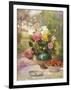 Still Life of Summer Flowers and Fruit-Marie Felix Hippolyte-Lucas-Framed Premium Giclee Print