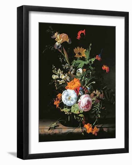 Still Life of Summer Flowers-Rachel Ruysch-Framed Giclee Print