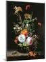 Still Life of Summer Flowers-Rachel Ruysch-Mounted Premium Giclee Print