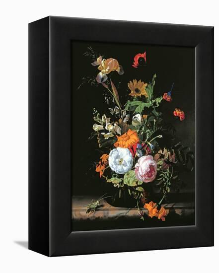 Still Life of Summer Flowers-Rachel Ruysch-Framed Stretched Canvas