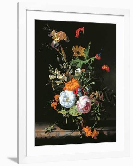 Still Life of Summer Flowers-Rachel Ruysch-Framed Giclee Print