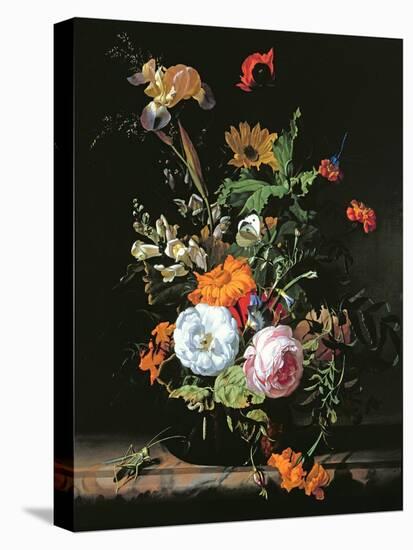 Still Life of Summer Flowers-Rachel Ruysch-Stretched Canvas