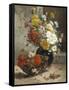 Still Life of Summer Flowers-Eugene Henri Cauchois-Framed Stretched Canvas