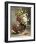 Still Life of Summer Flowers-Eugene Henri Cauchois-Framed Giclee Print