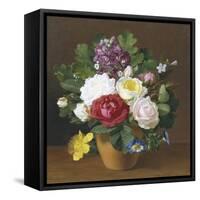 Still Life of Summer Flowers-Otto Didrik Ottesen-Framed Stretched Canvas