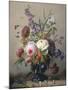 Still Life of Summer Flowers-Hans Hermann-Mounted Giclee Print