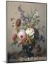 Still Life of Summer Flowers-Hans Hermann-Mounted Giclee Print