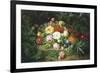 Still Life of Summer Flowers-Josef Lauer-Framed Giclee Print