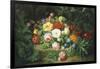 Still Life of Summer Flowers-Josef Lauer-Framed Giclee Print