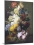 Still Life of Summer Flowers-Elise Bruyere-Mounted Giclee Print