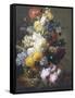 Still Life of Summer Flowers-Elise Bruyere-Framed Stretched Canvas