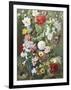 Still Life of Summer Flowers-C.f. Hurten-Framed Premium Giclee Print