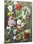 Still Life of Summer Flowers-C.f. Hurten-Mounted Premium Giclee Print