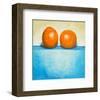 Still Life of Two Oranges-null-Framed Art Print