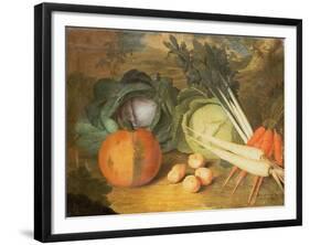 Still Life of Vegetables-Leopoldo Metlicovitz-Framed Giclee Print