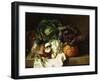 Still Life of Winter Vegetables-Henriette de Longchamps-Framed Giclee Print