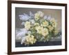 Still Life of Yellow Roses with Lilac-Raoul Victor Maurice Maucherat de Longpre-Framed Giclee Print