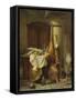 Still Life (Oil on Canvas)-Louis Eugene Lambert-Framed Stretched Canvas