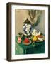 Still Life (Oil on Canvas)-George Leslie Hunter-Framed Giclee Print