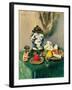 Still Life (Oil on Canvas)-George Leslie Hunter-Framed Giclee Print