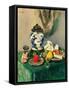 Still Life (Oil on Canvas)-George Leslie Hunter-Framed Stretched Canvas